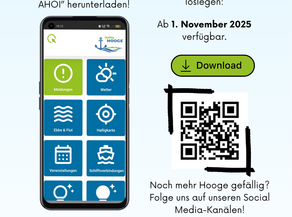 Plakat zum Start der App