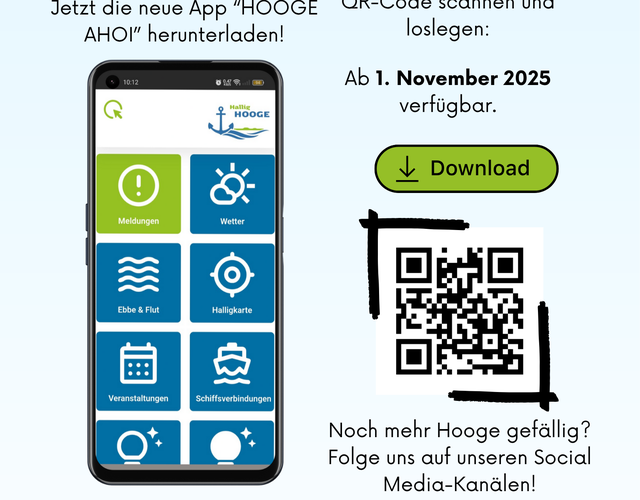 Plakat zum Start der App